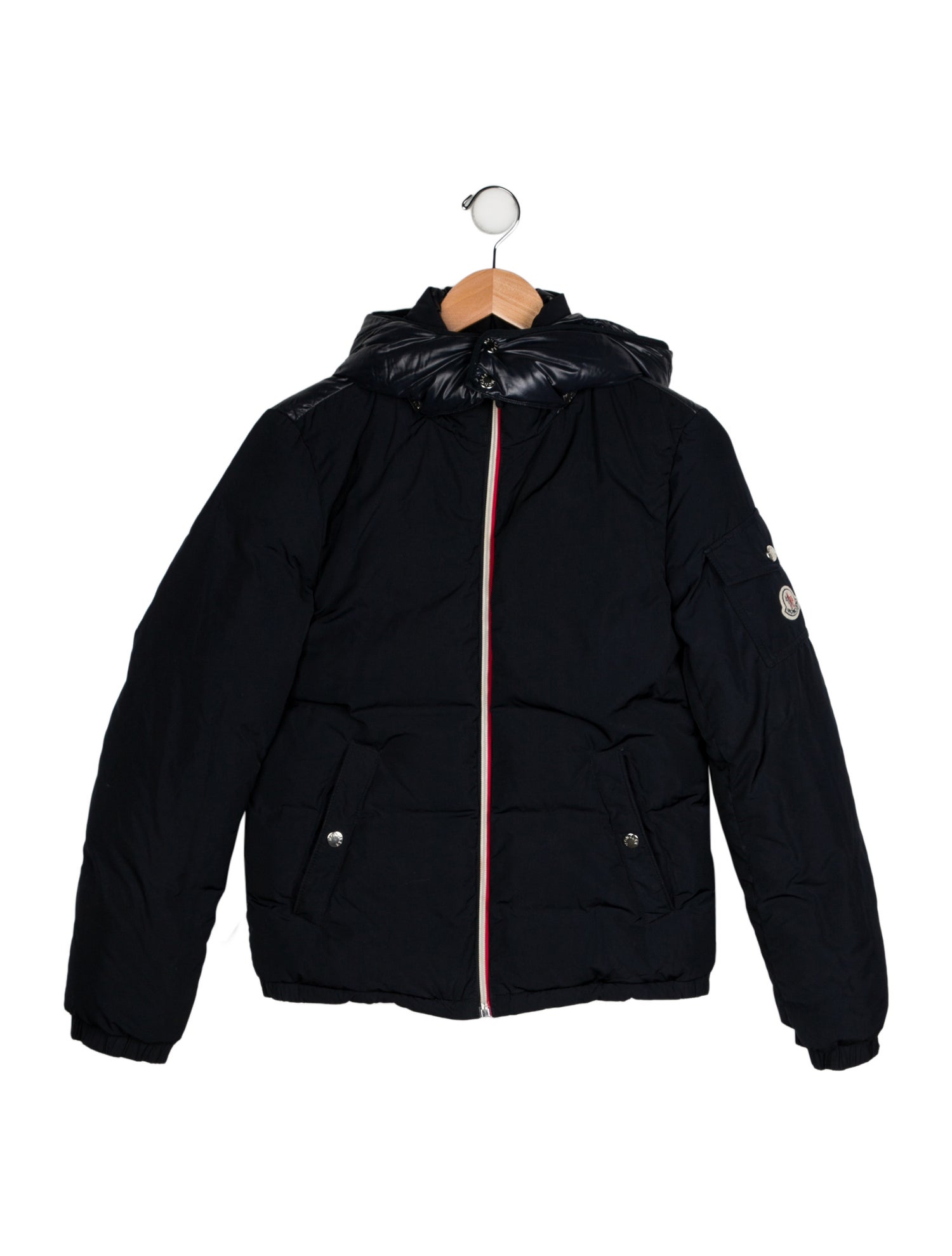 Moncler Kids Boys' Solid Down Coat
