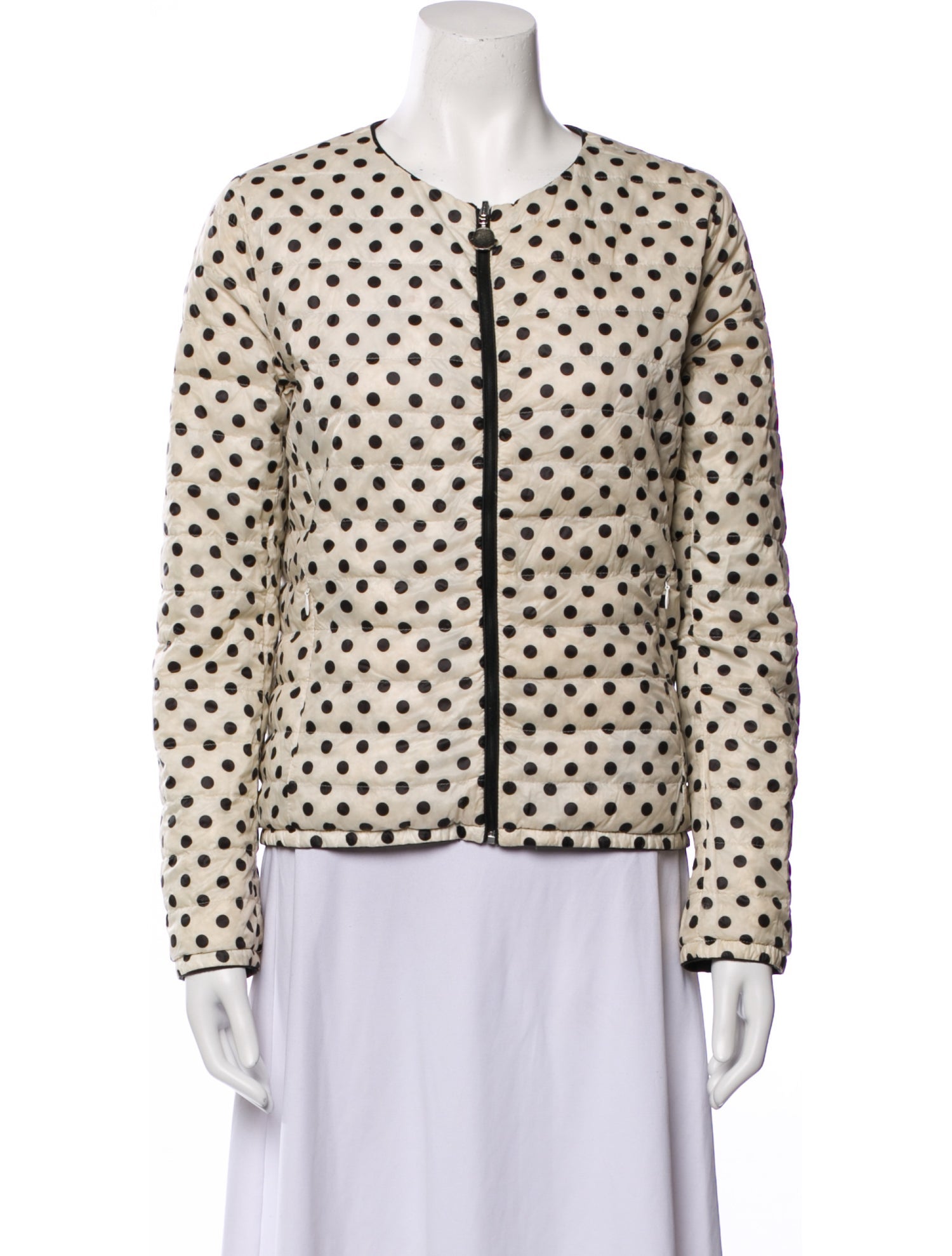 Moncler Polka Dot Print Down Jacket