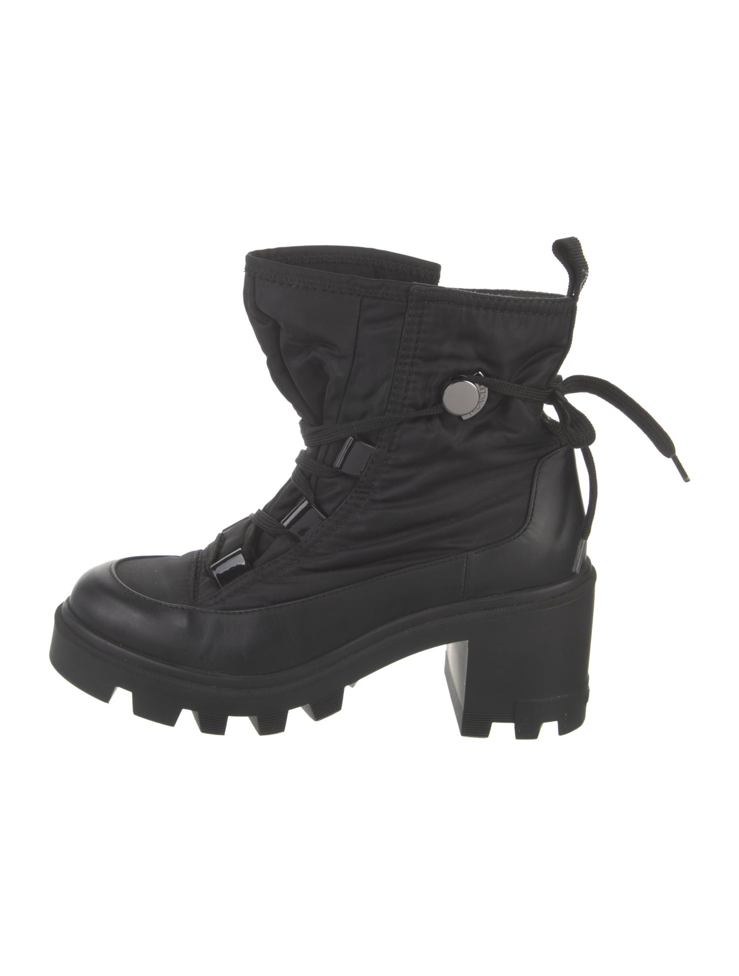 Moncler Nylon Combat Boots