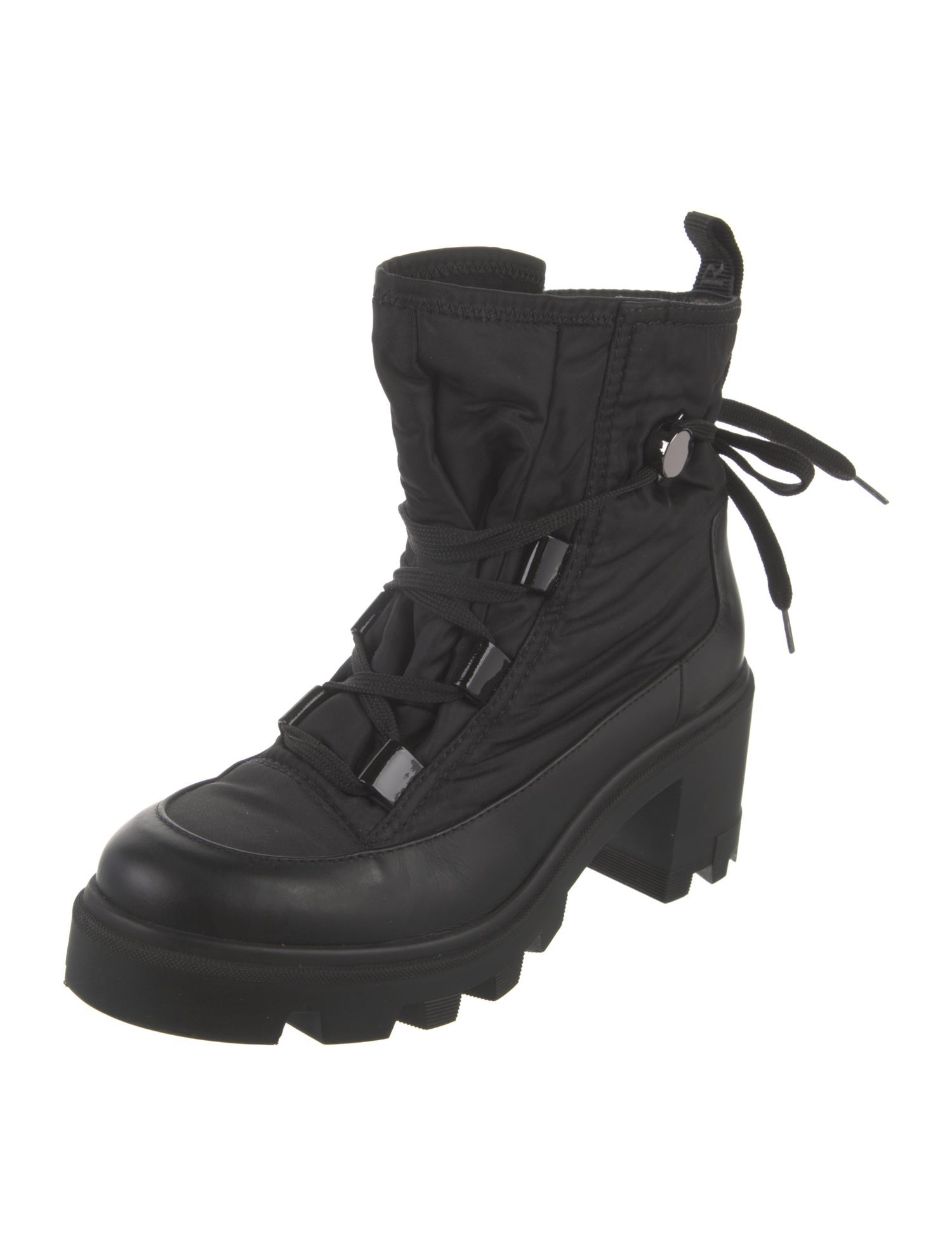Moncler Nylon Combat Boots