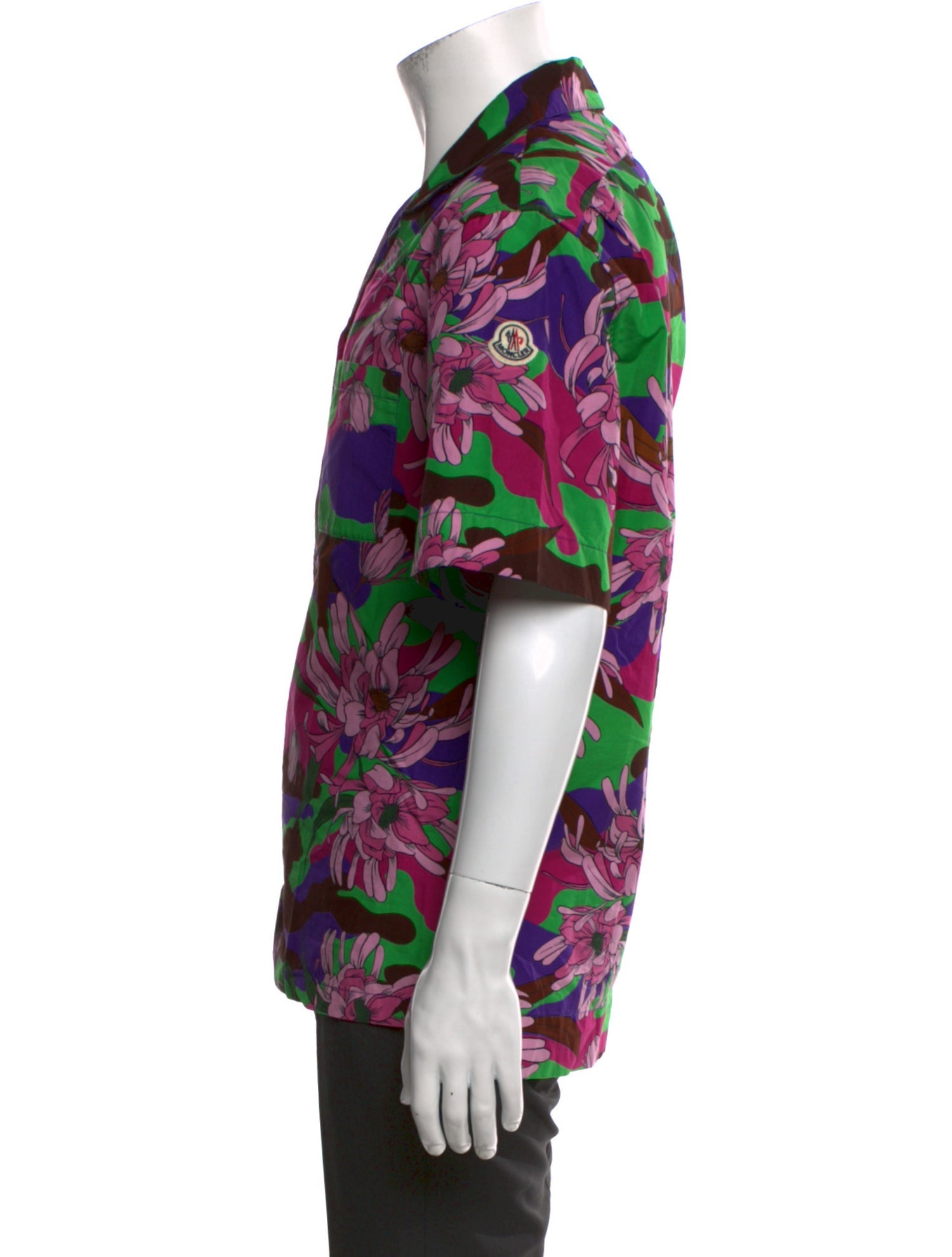 Moncler Printed Short Sleeve Shirt