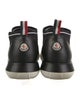 Moncler Leather Trim Embellishment Sock Sneakers