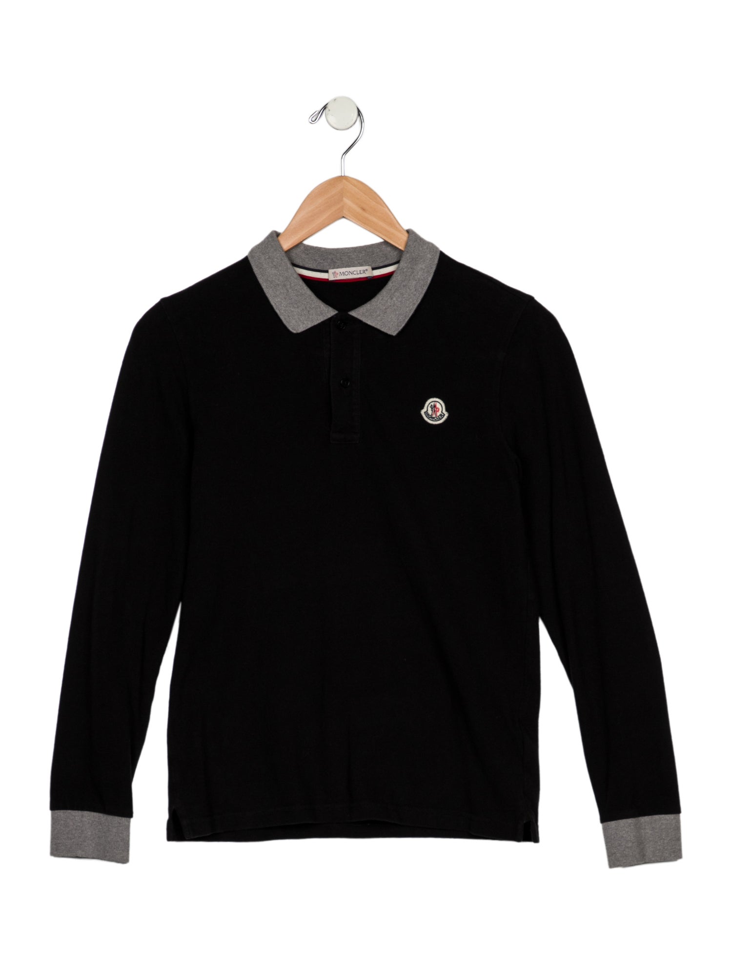 Moncler Long Sleeve Polo