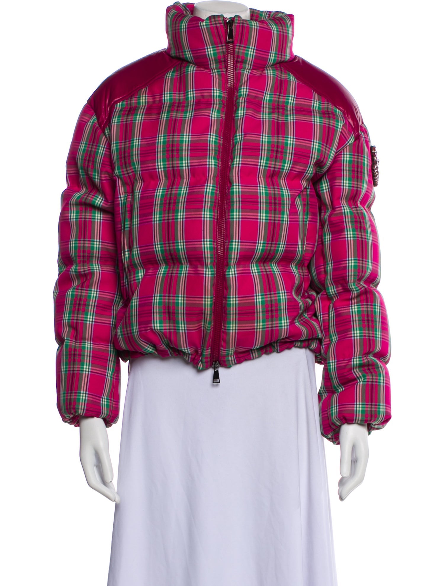 Moncler Plaid Print Jacket