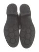 Moncler Quilted Pattern Leather Rain Boots