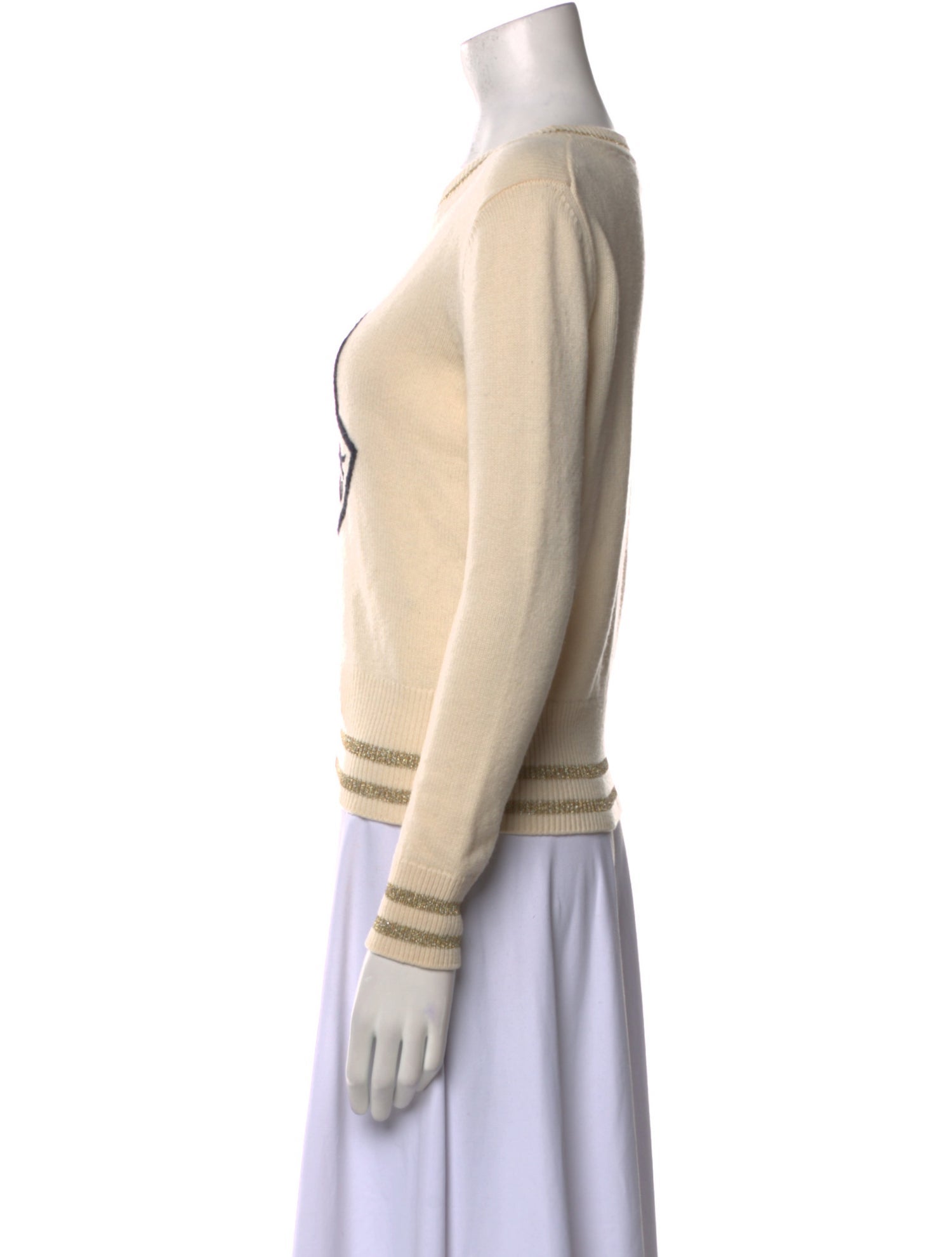 Moncler Virgin Wool Graphic Print Sweater