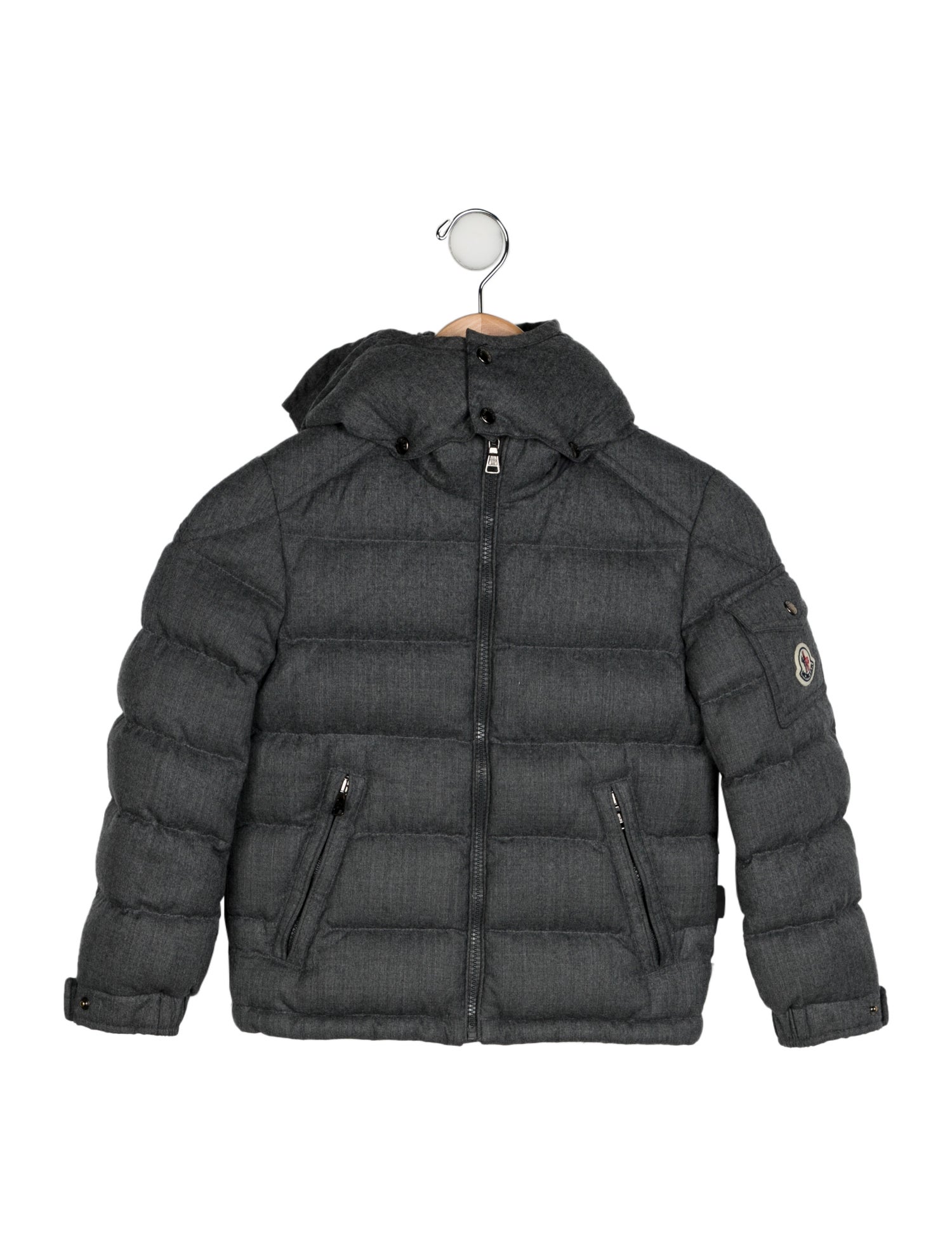 Moncler Kids Boys' Solid Down Coat