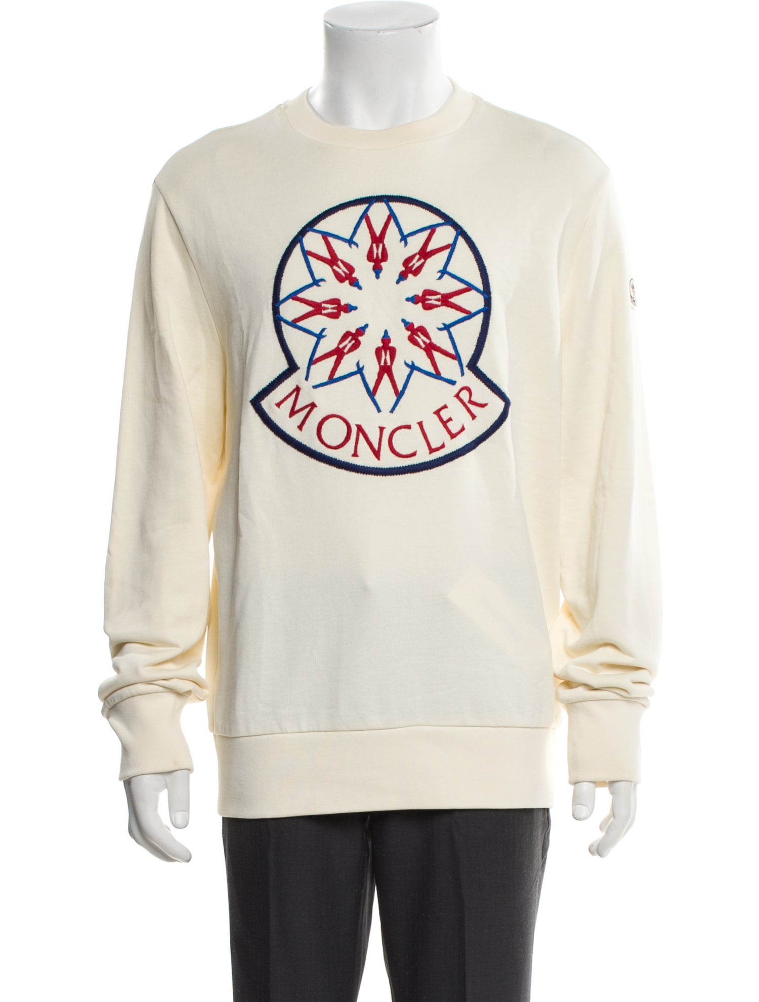 Moncler Graphic Print Crew Neck Pullover