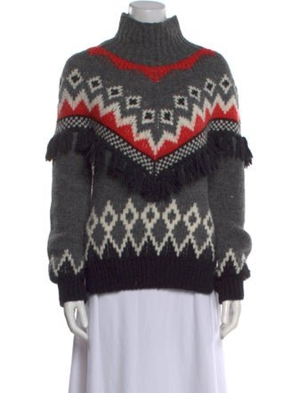 Moncler Printed Turtleneck Sweater