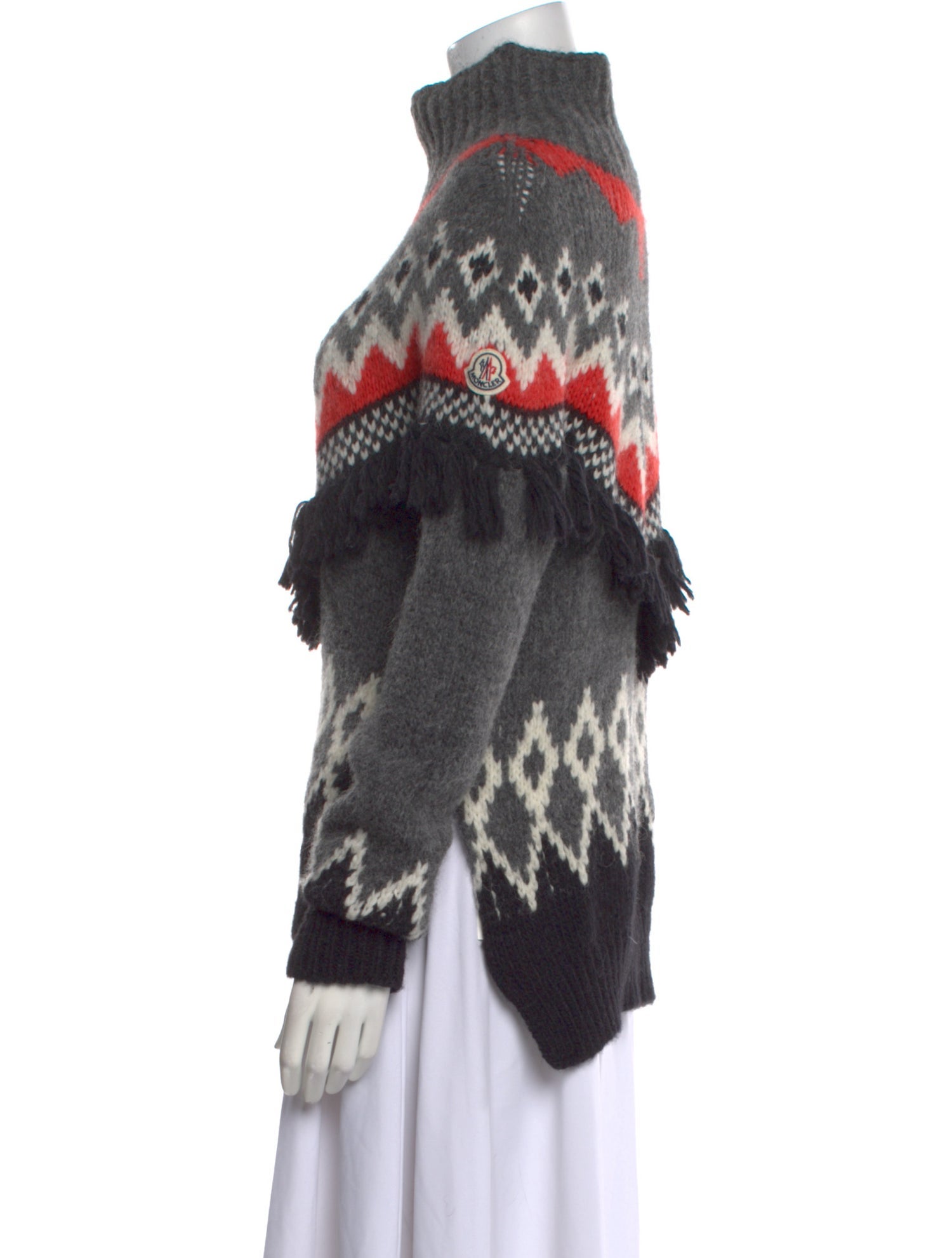 Moncler Printed Turtleneck Sweater