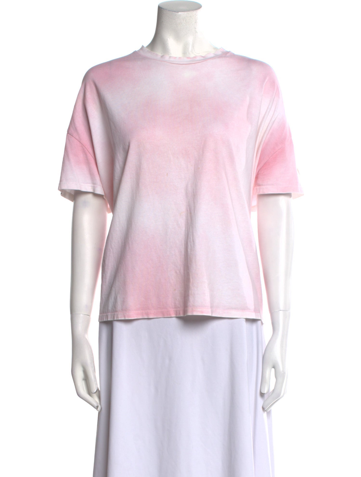 Moncler Tie-Dye Print Crew Neck T-Shirt