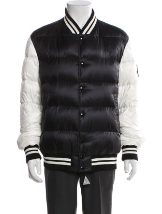Moncler Striped Bomber Jacket
