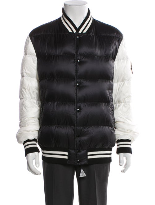 Moncler Striped Bomber Jacket