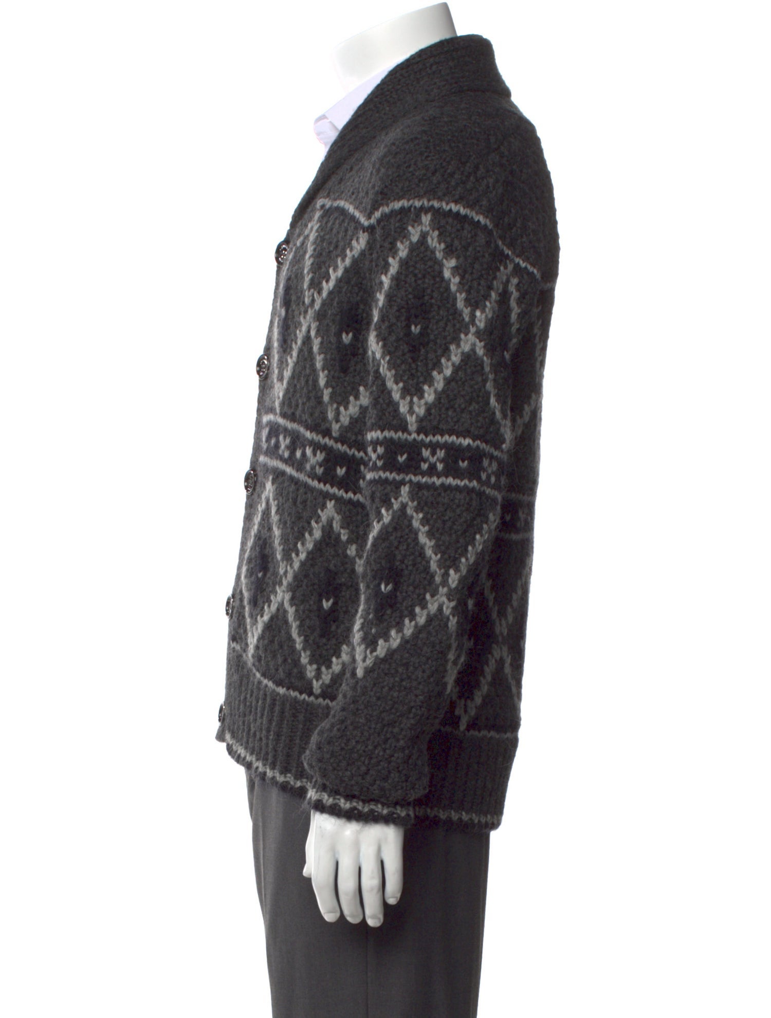 Moncler Wool Printed Cardigan