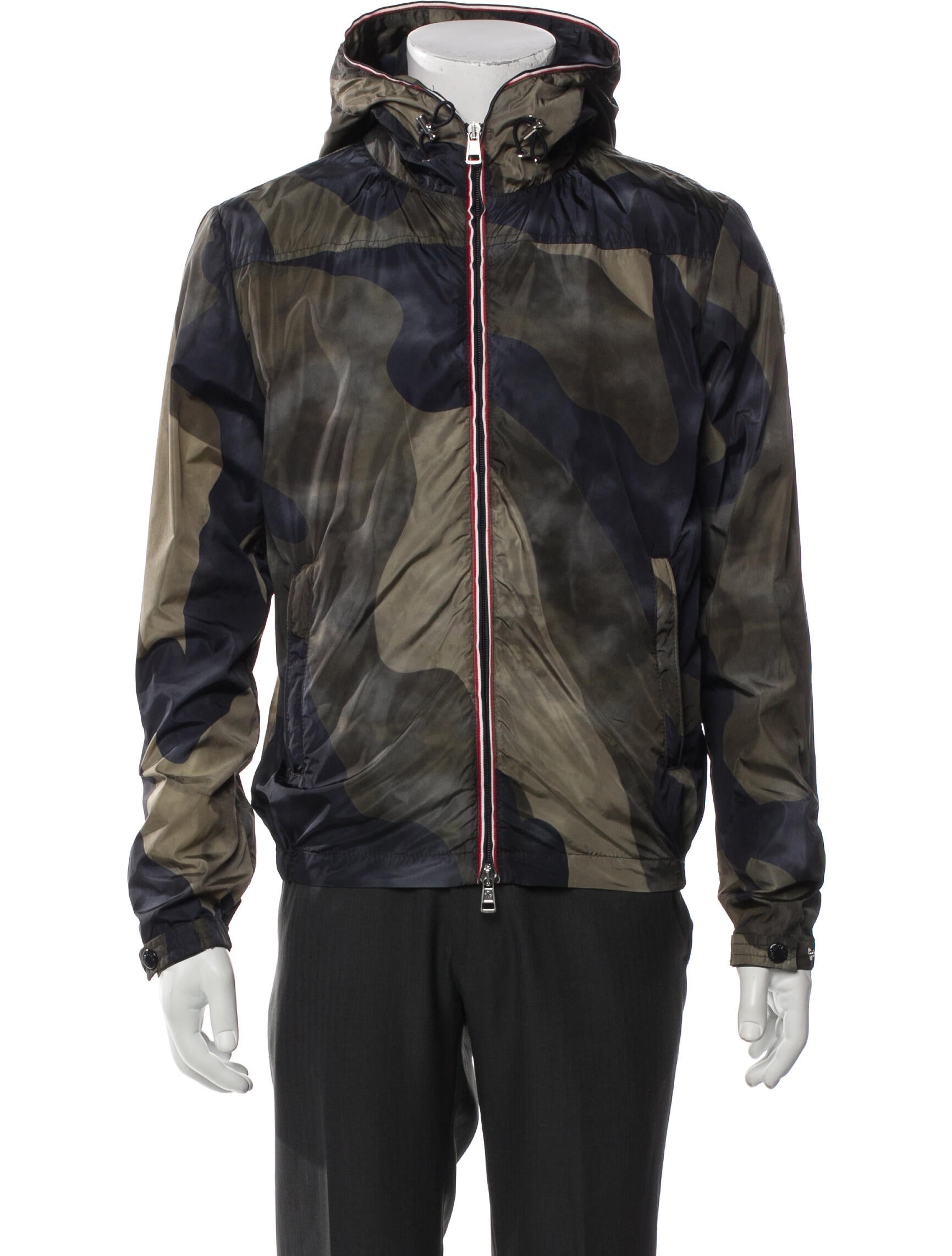 Moncler Camouflage Print Parka