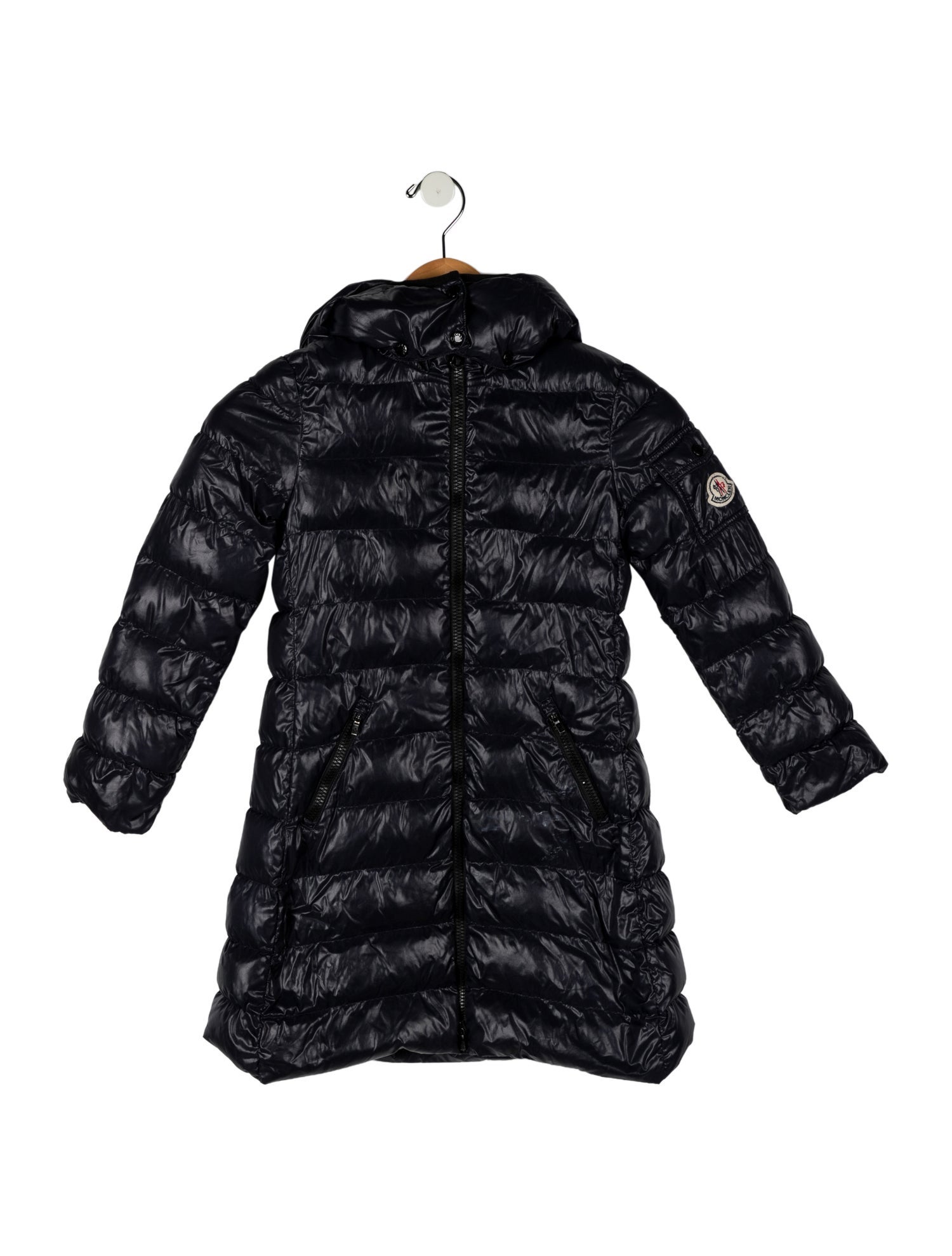 Moncler Girls' Hooded Down Coat