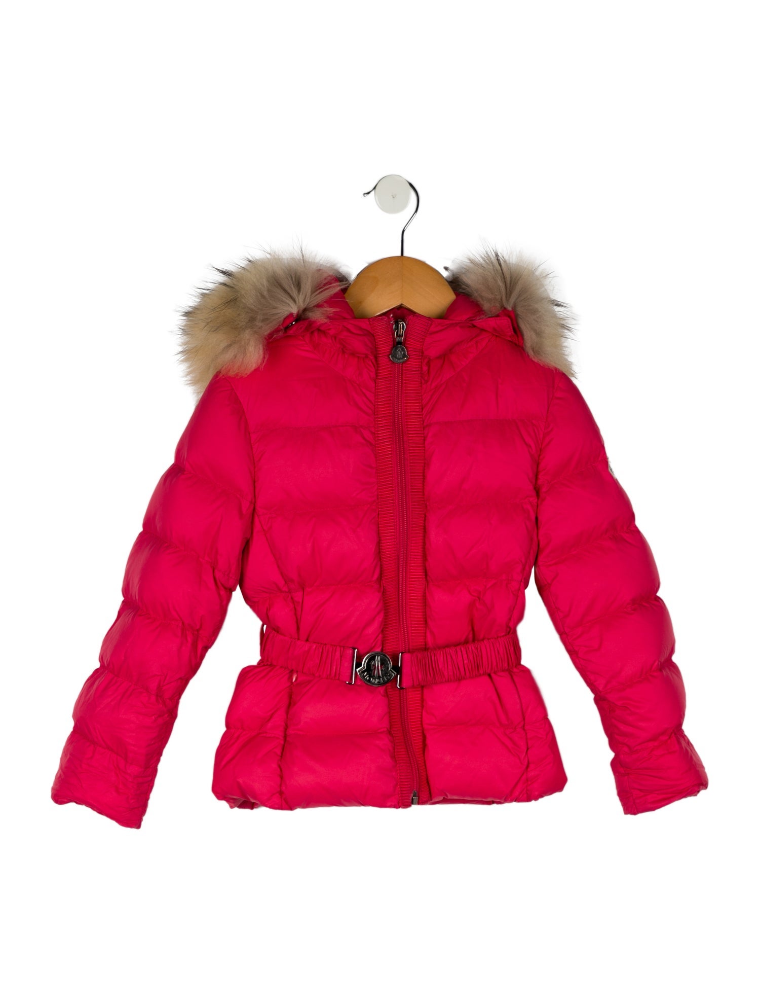 Moncler Girls' Hooded Down Coat