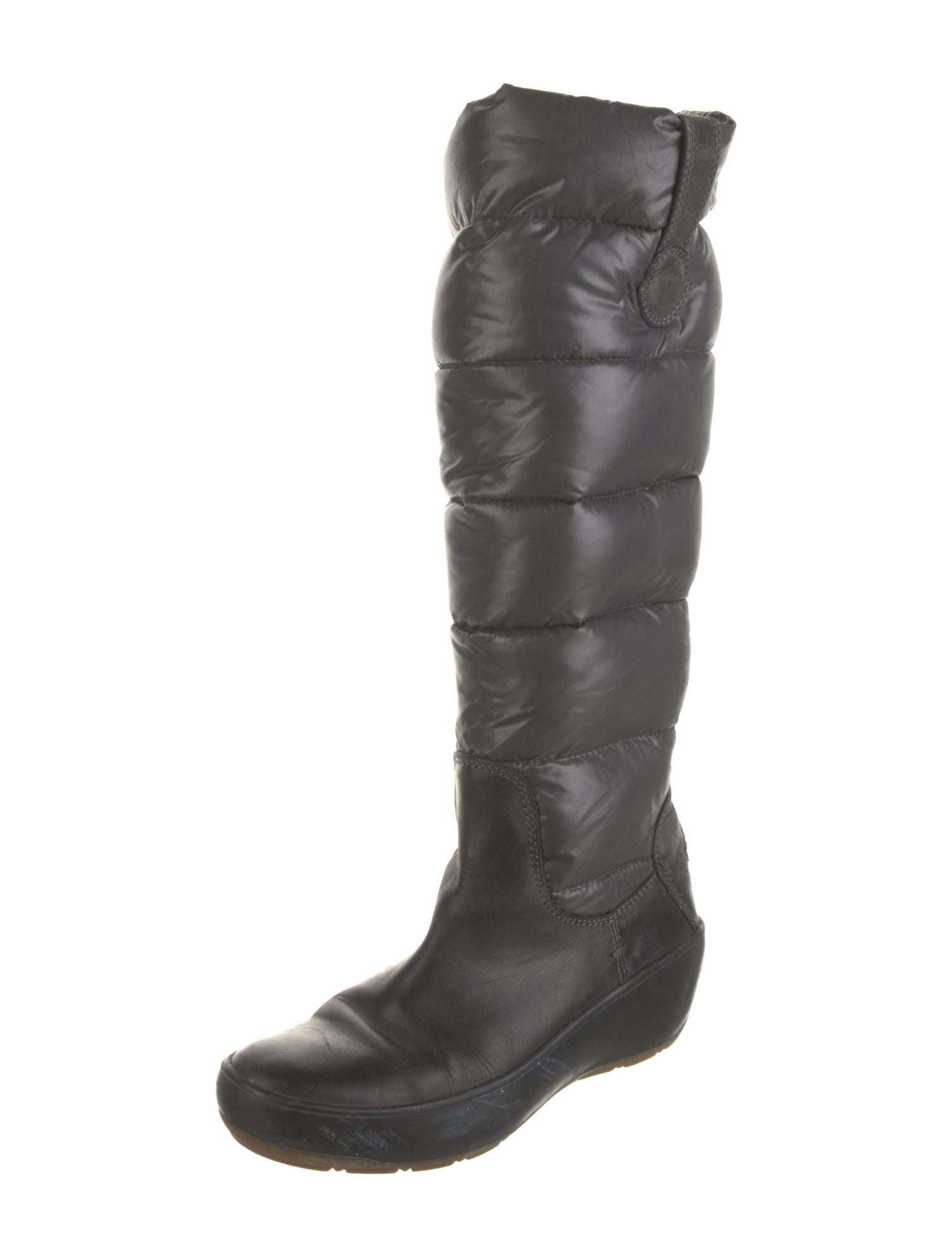 Moncler Leather Riding Boots