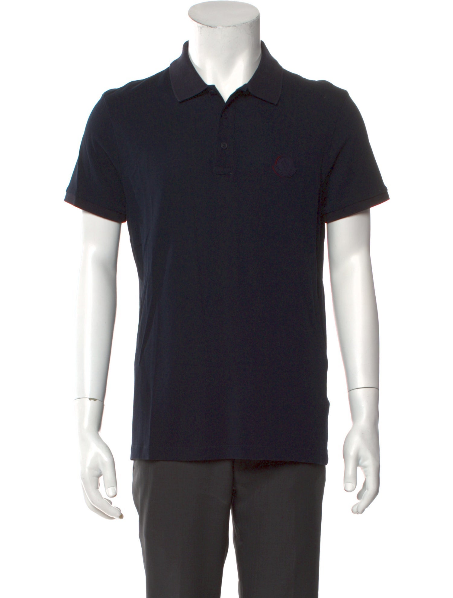 Moncler Collar Short Sleeve Polo Shirt