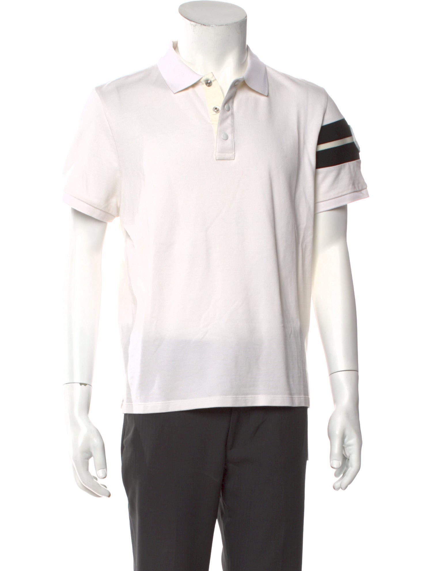Moncler Collar Short Sleeve Polo Shirt
