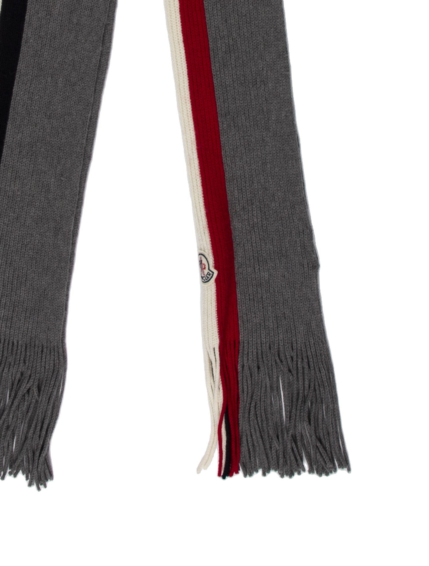 Moncler Virgin Wool Striped Scarf