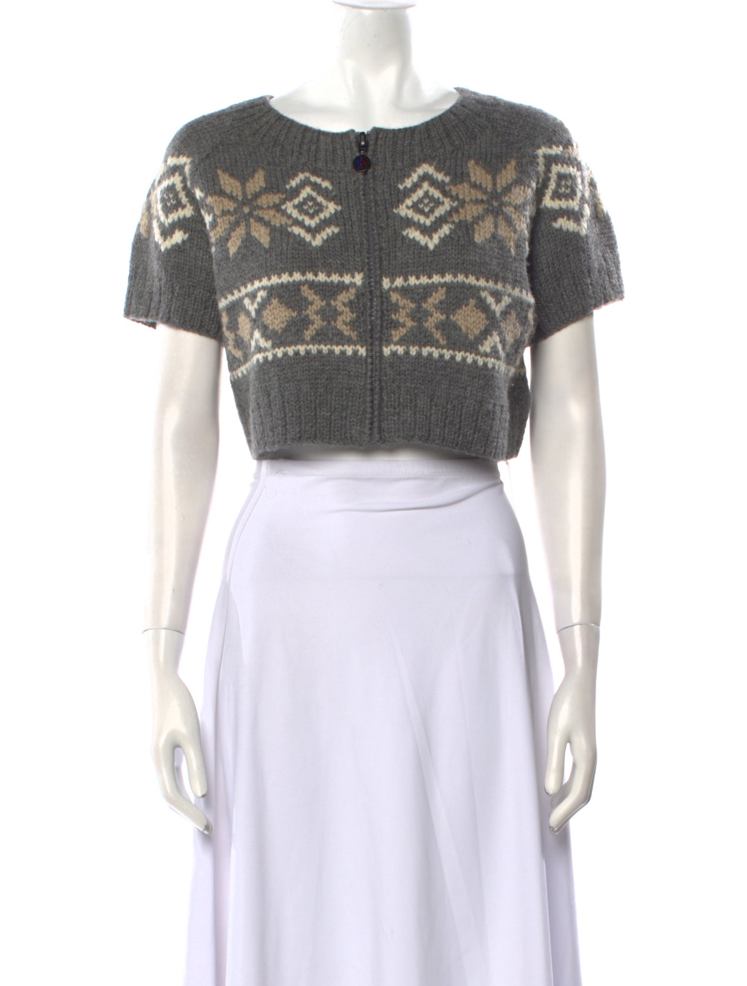 Moncler Wool Printed Sweater