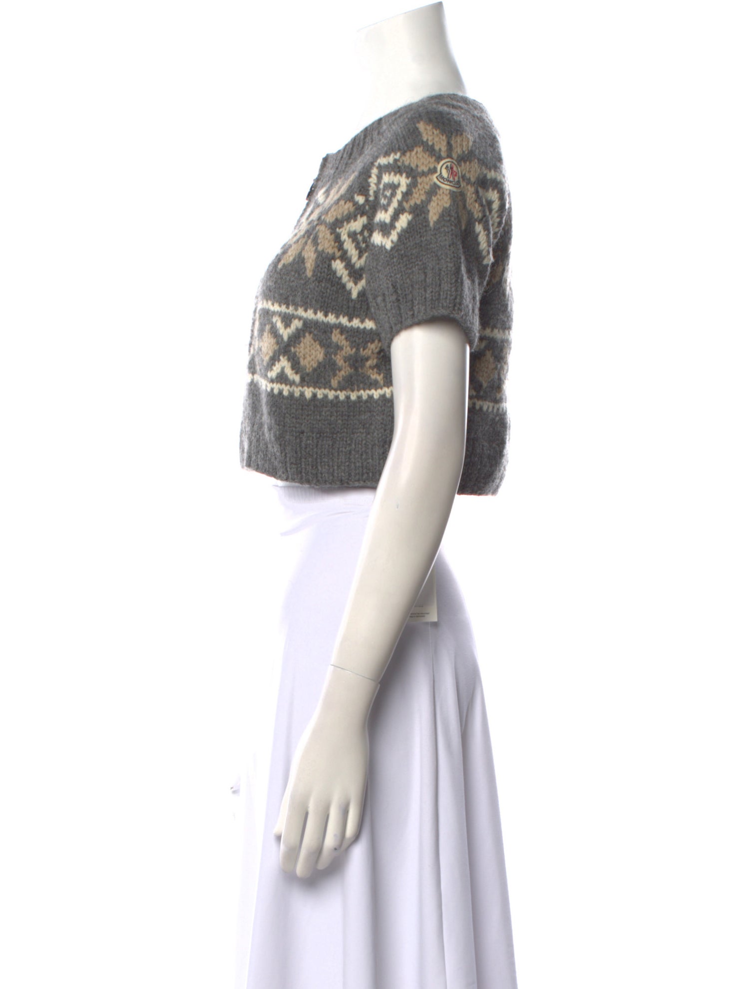 Moncler Wool Printed Sweater