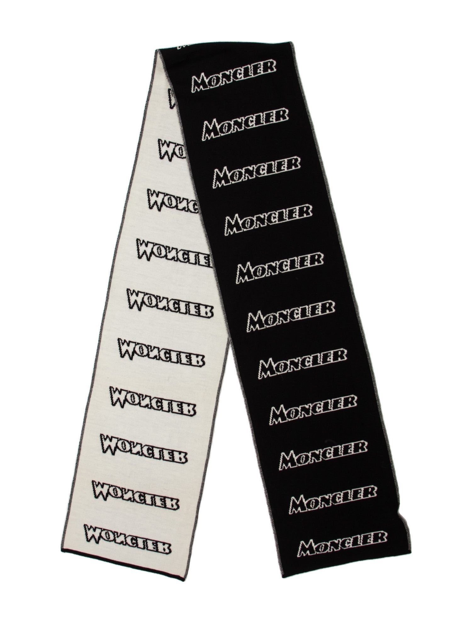 Moncler Wool Striped Scarf w/ Tags