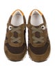 Moncler Kids Brown Pattern Printed Low Top Sneakers