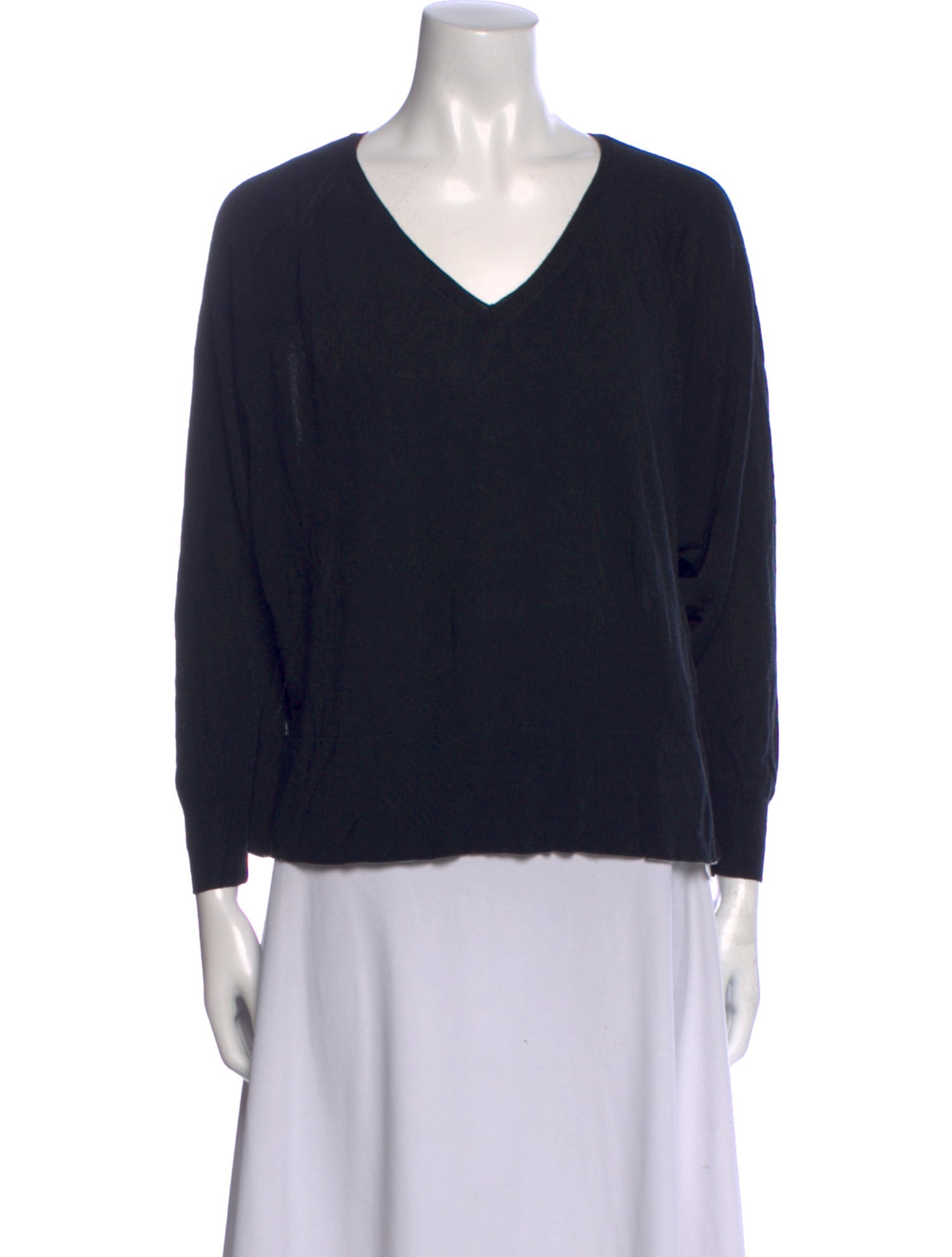 Moncler V-Neck Long Sleeve Top