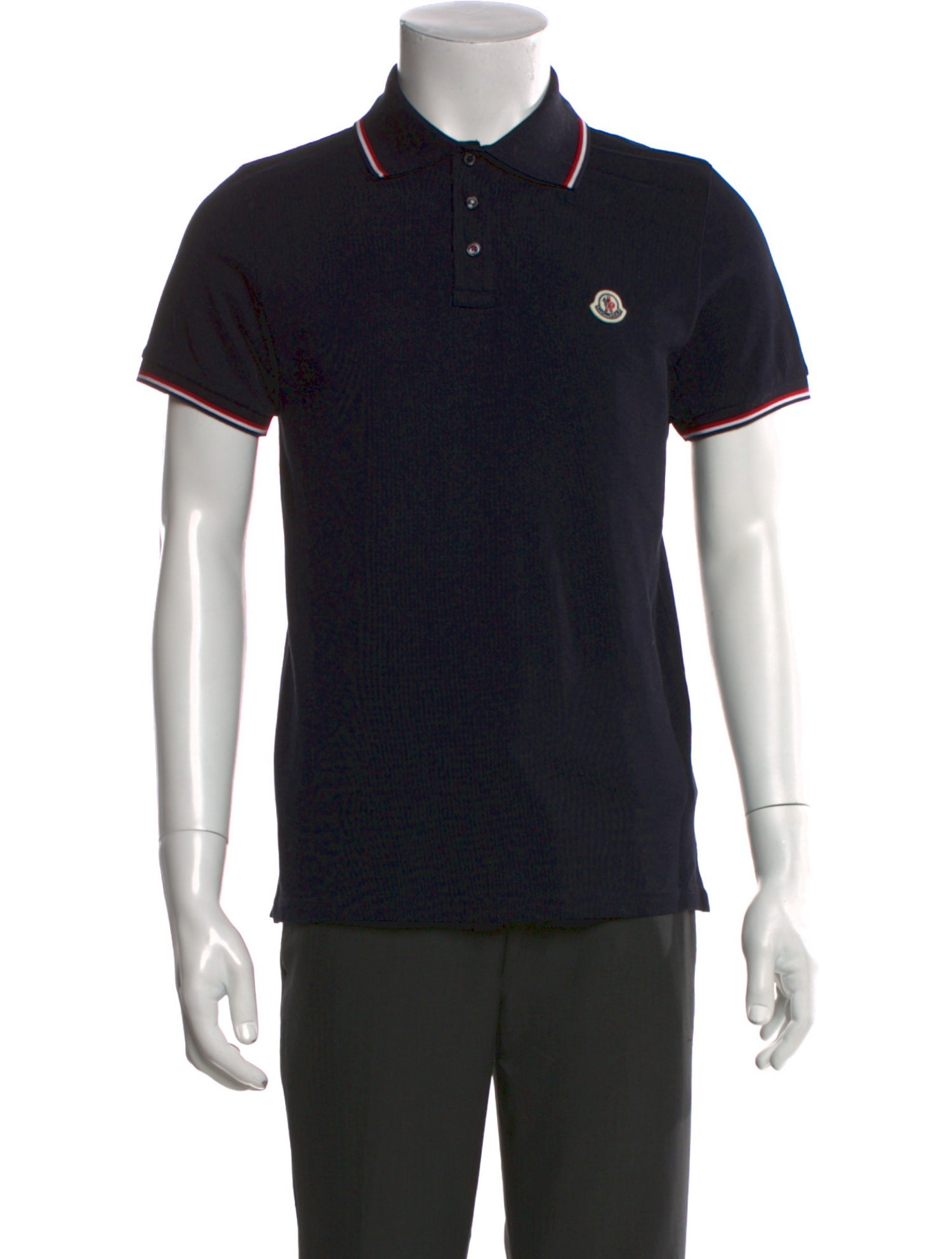 Moncler Collar Short Sleeve Polo Shirt