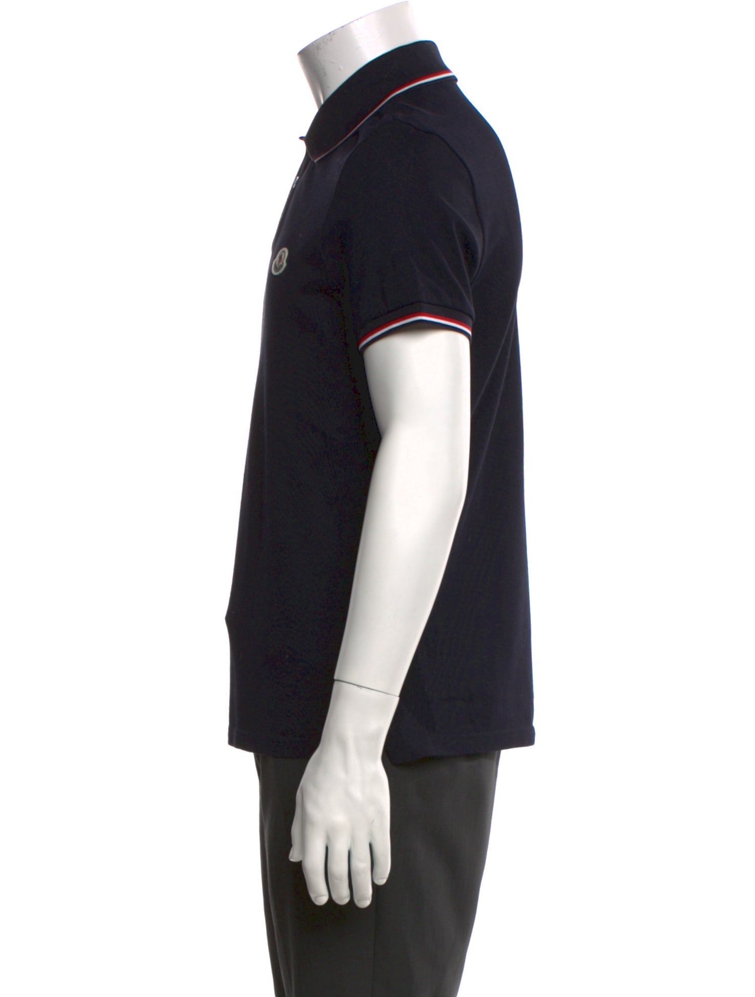 Moncler Collar Short Sleeve Polo Shirt