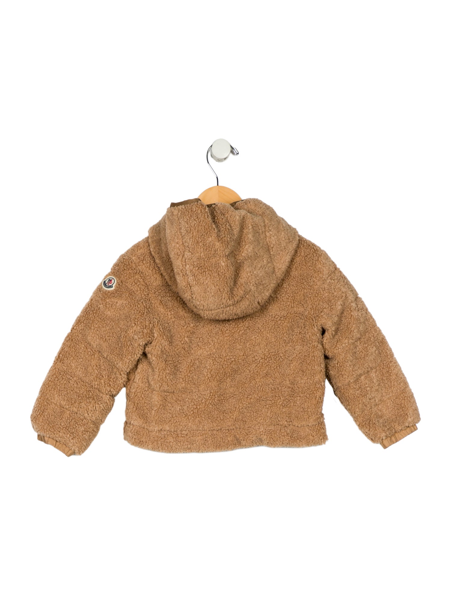 Moncler Moncler Girls' Faux Fur Down Jacket