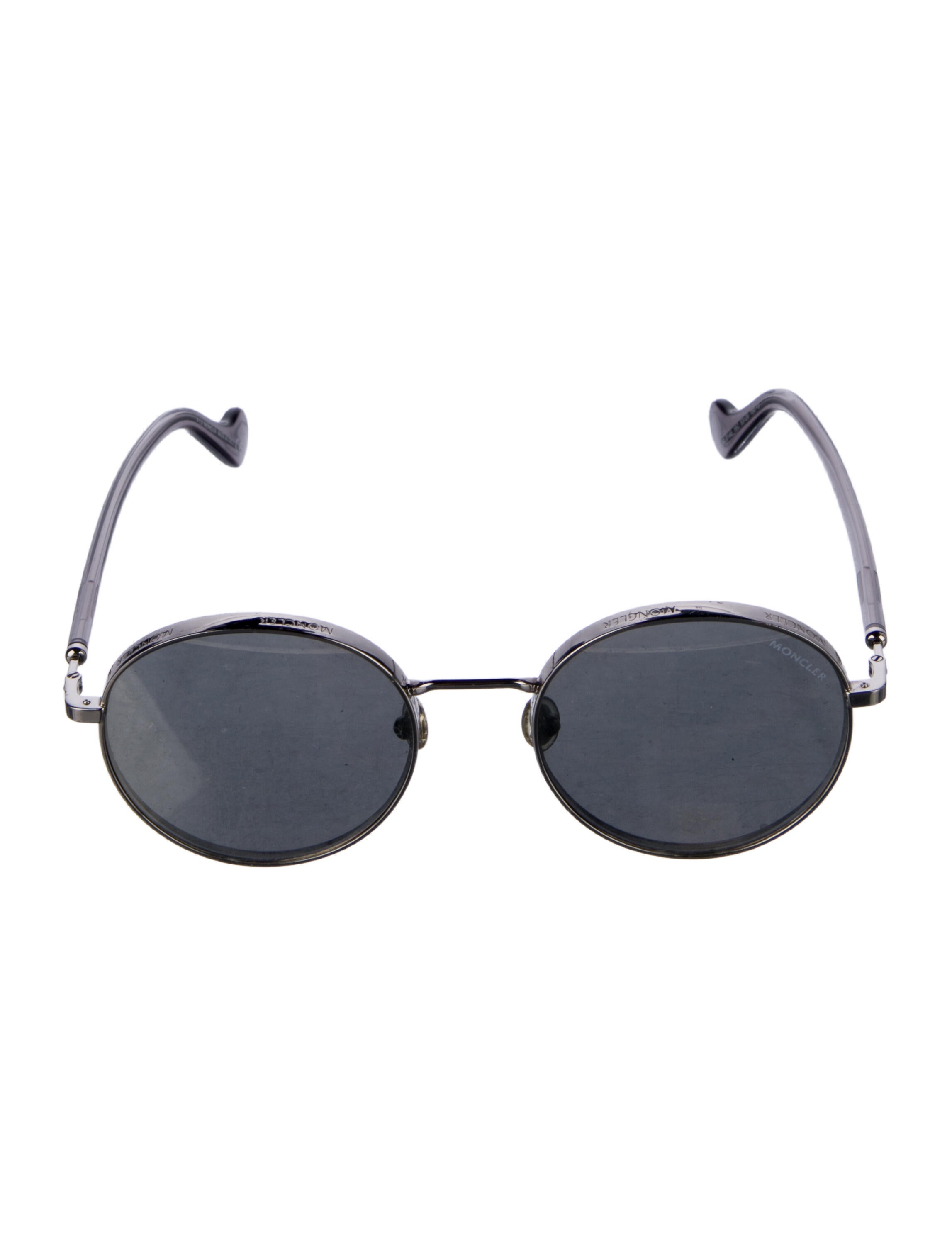 Moncler Round Mirrored Sunglasses