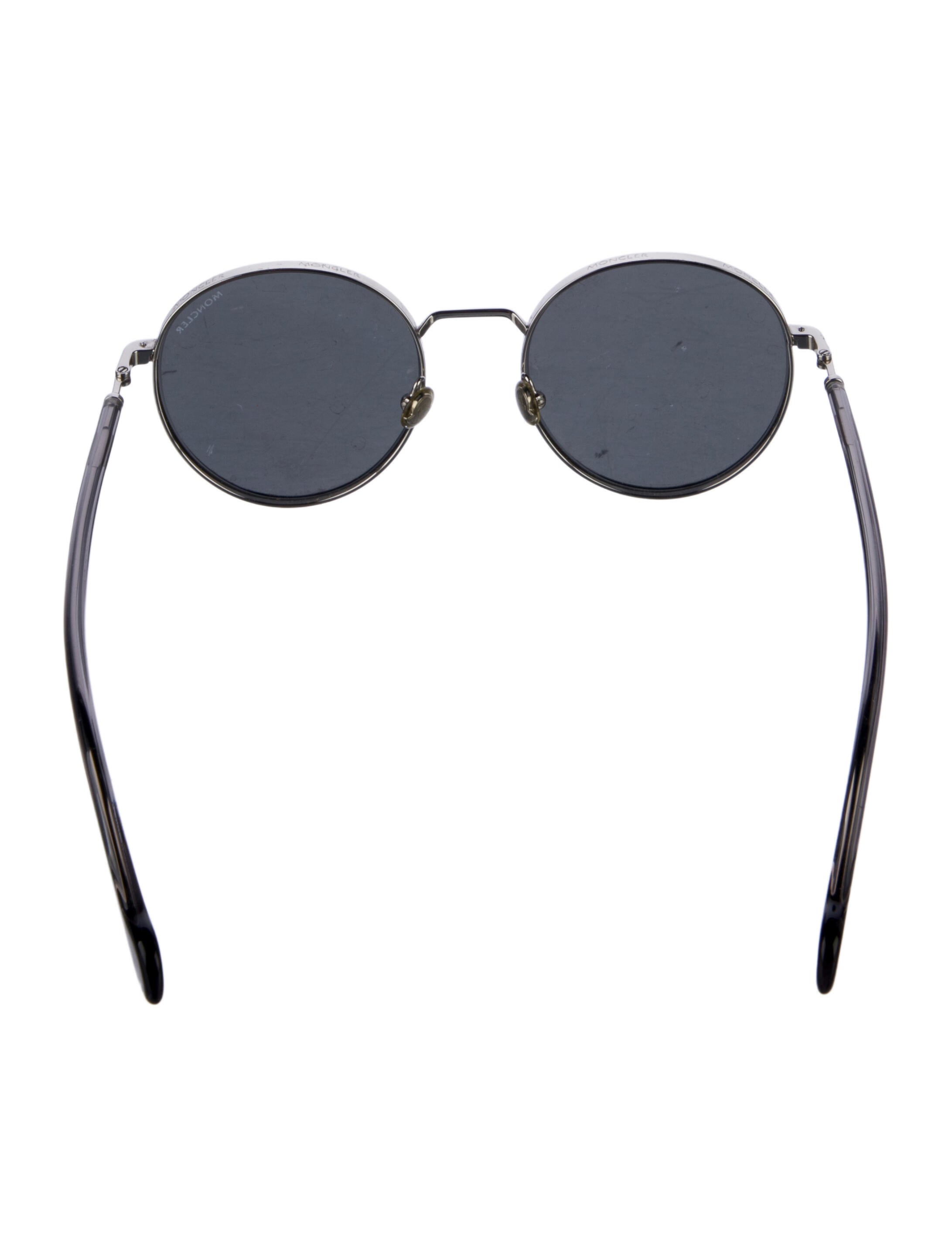 Moncler Round Mirrored Sunglasses