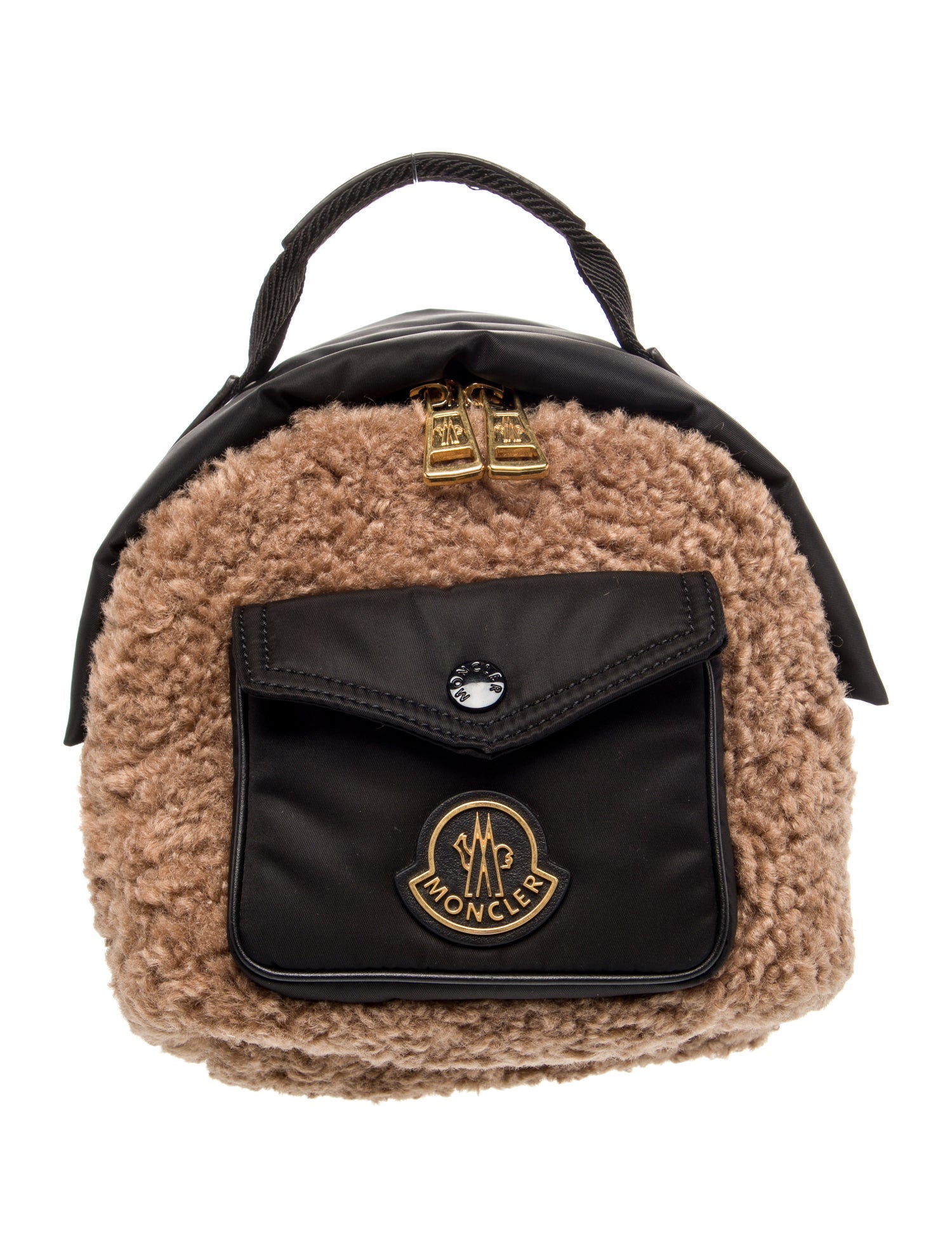 Moncler Faux Fur Backpack