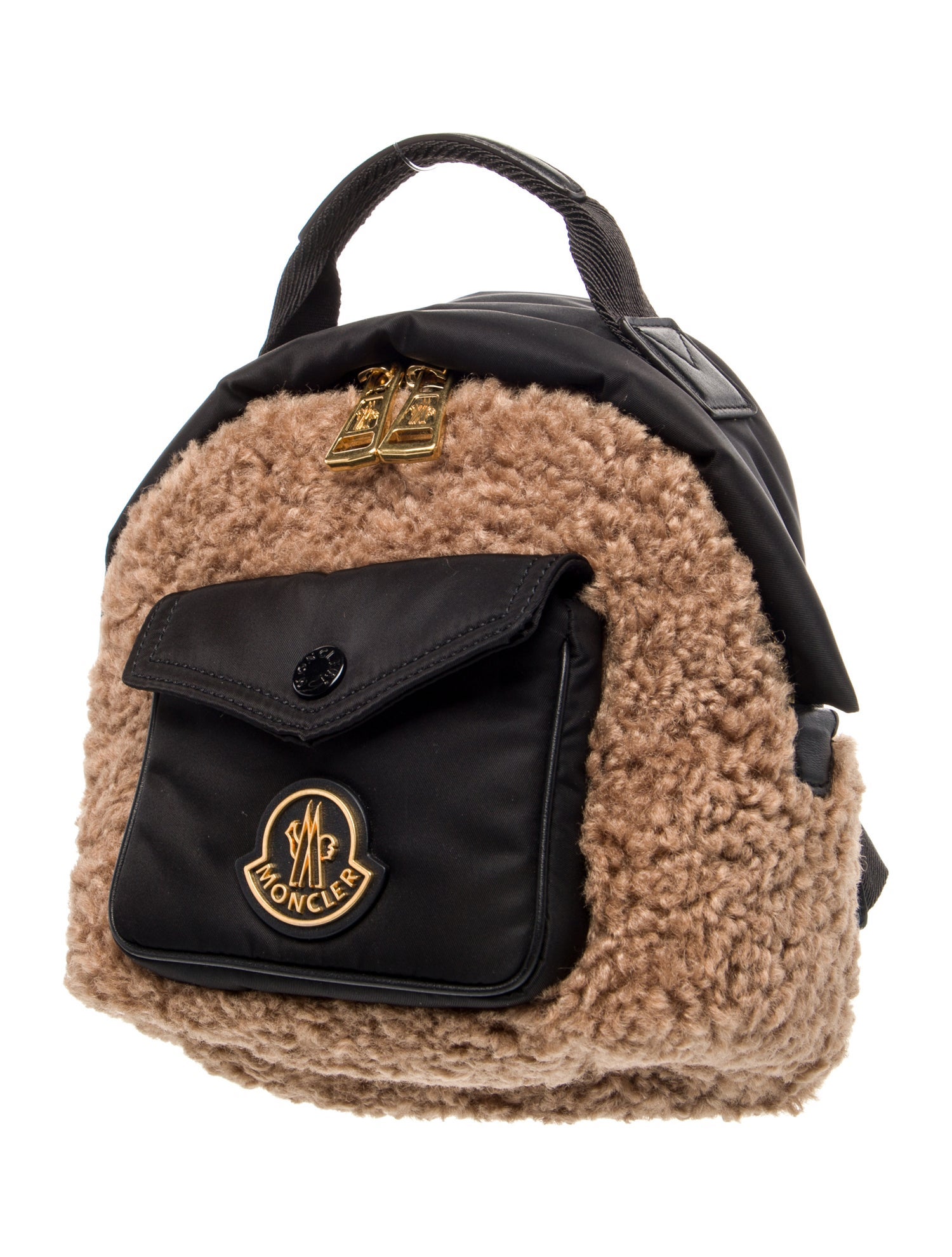 Moncler Faux Fur Backpack