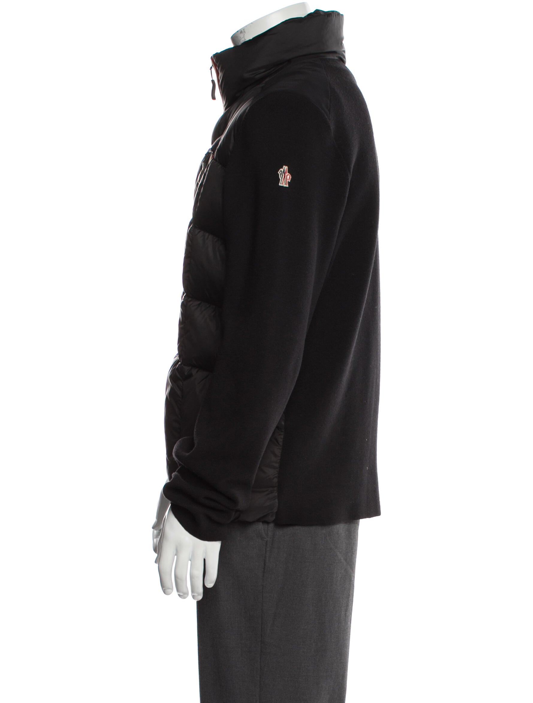 Moncler Grenoble Virgin Wool Puffer Coat