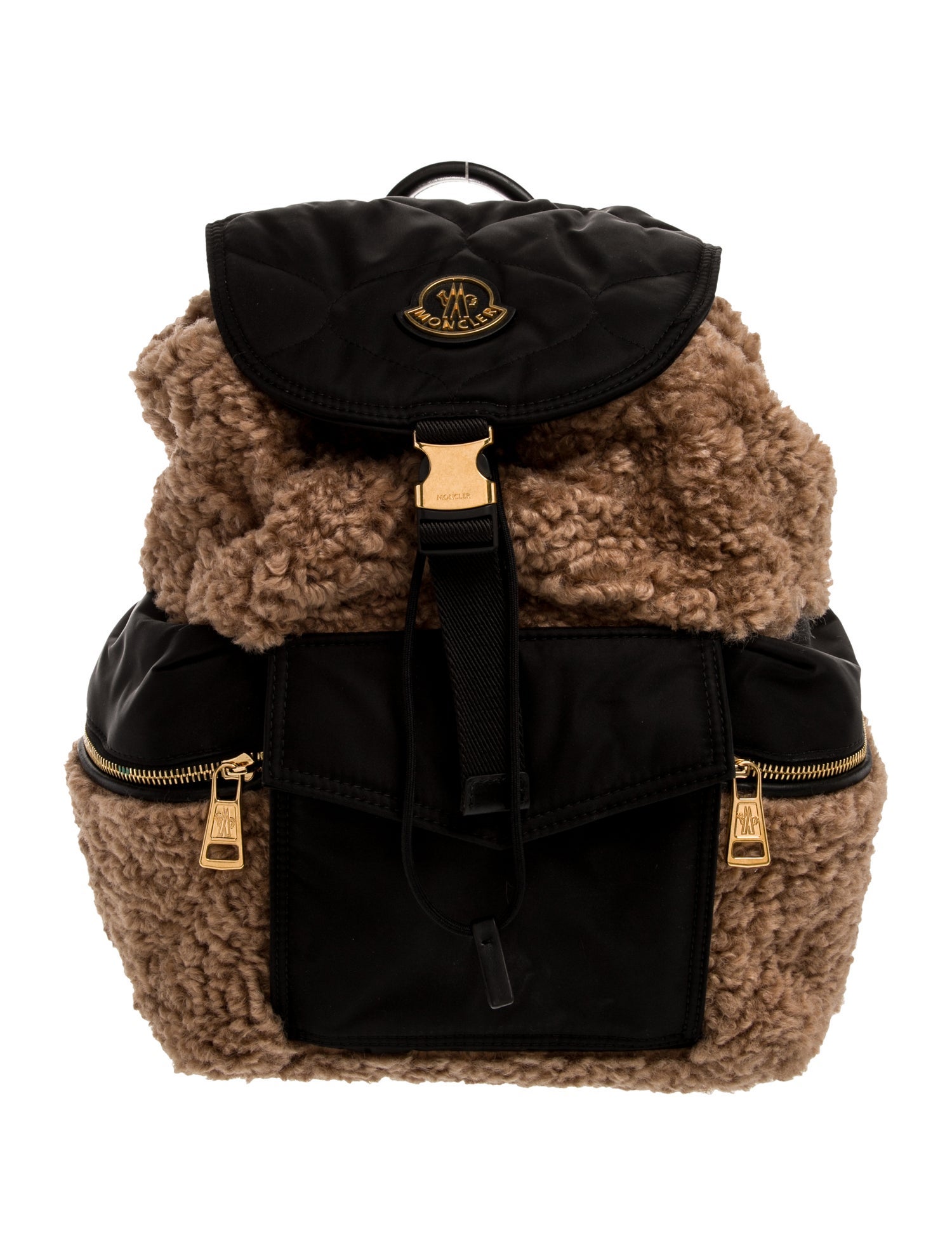Moncler Shearling Backpack Medium