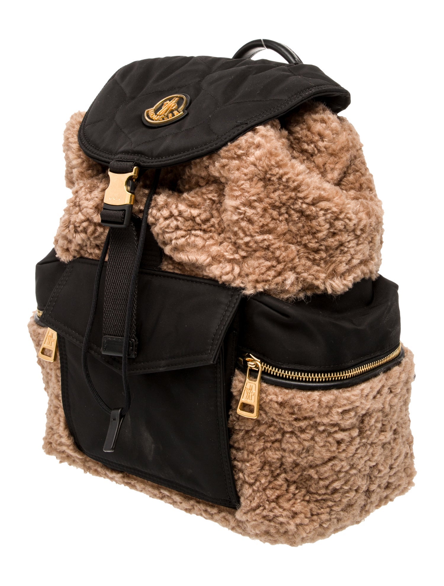 Moncler Shearling Backpack Medium