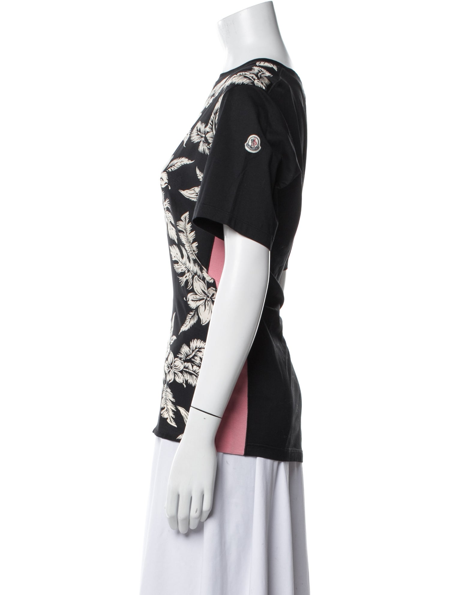 Moncler Printed Scoop Neck T-Shirt