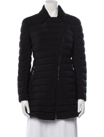 Moncler Down Striped Peacoat