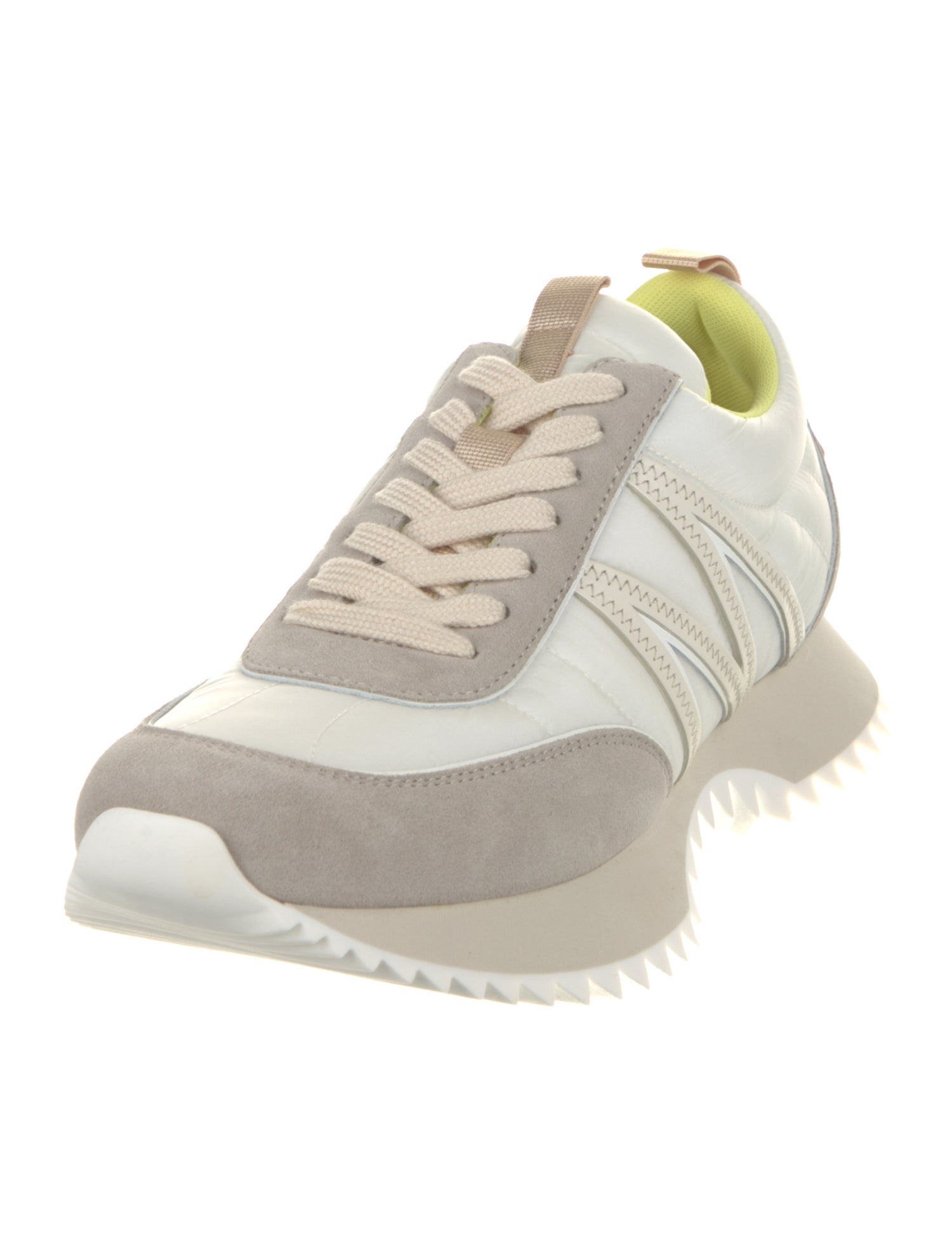 Moncler Suede Colorblock Pattern Sneakers