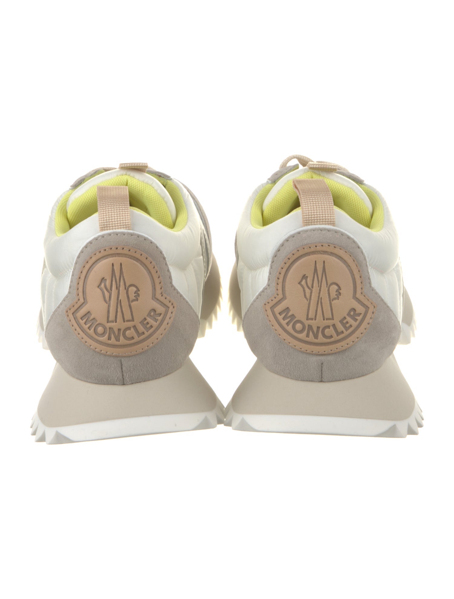 Moncler Suede Colorblock Pattern Sneakers