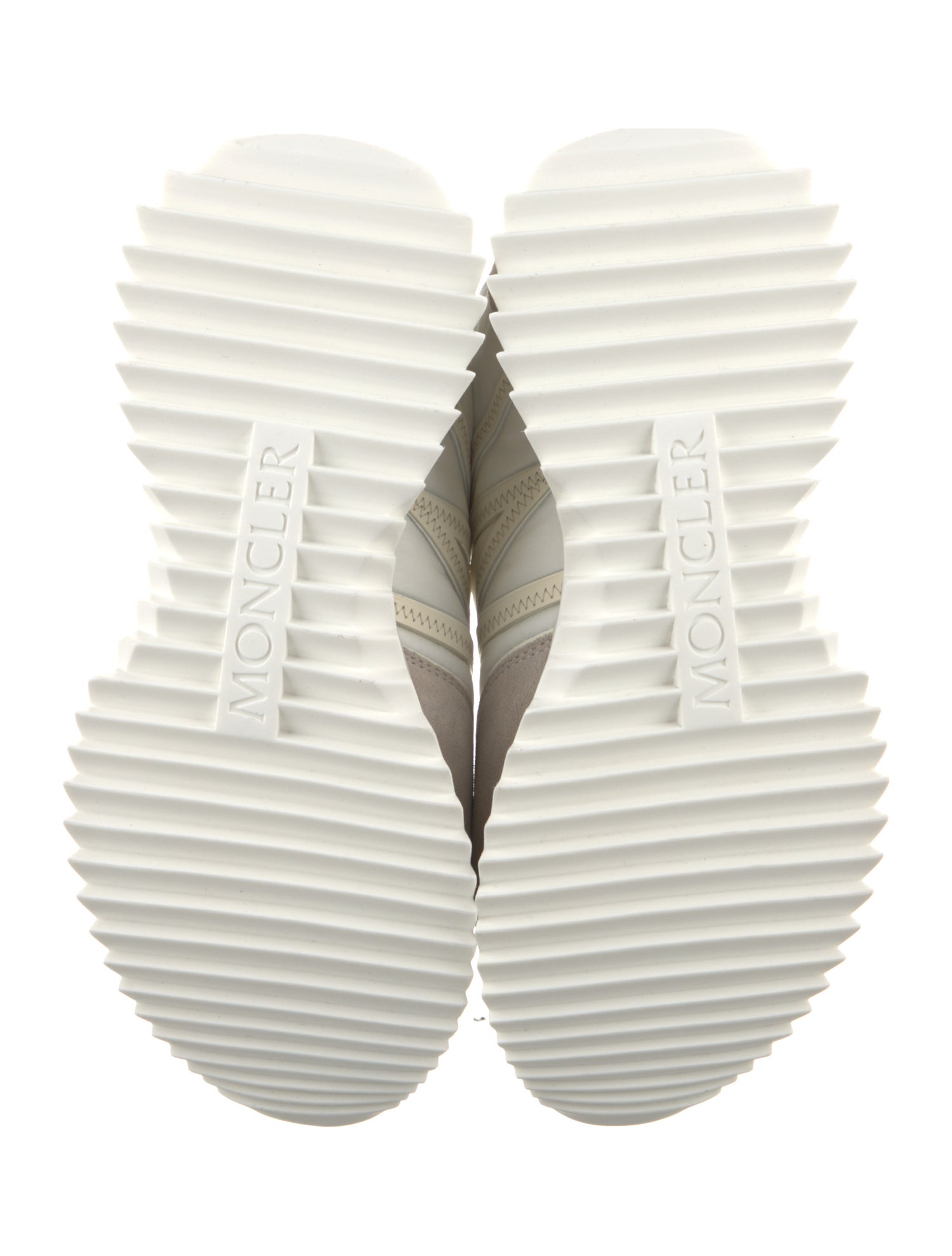 Moncler Suede Colorblock Pattern Sneakers