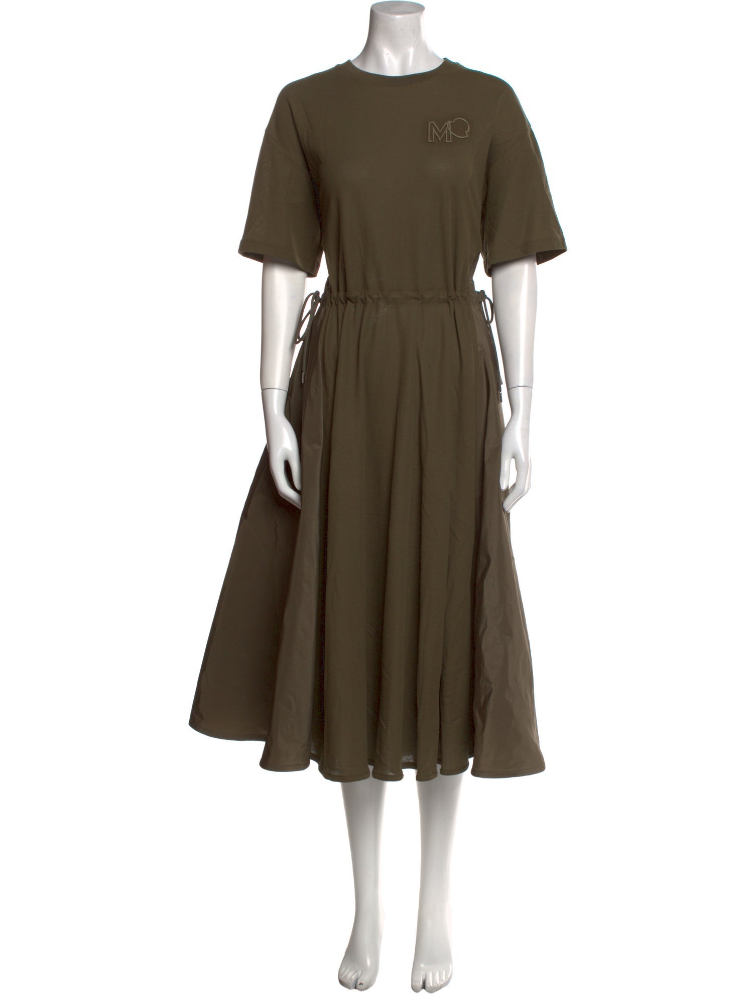 Moncler Crew Neck Long Dress