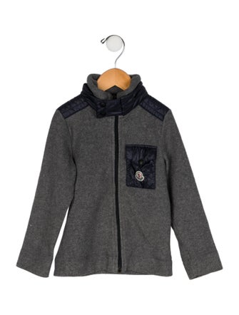 Moncler Toddler Boys' printed Hooded Jacket