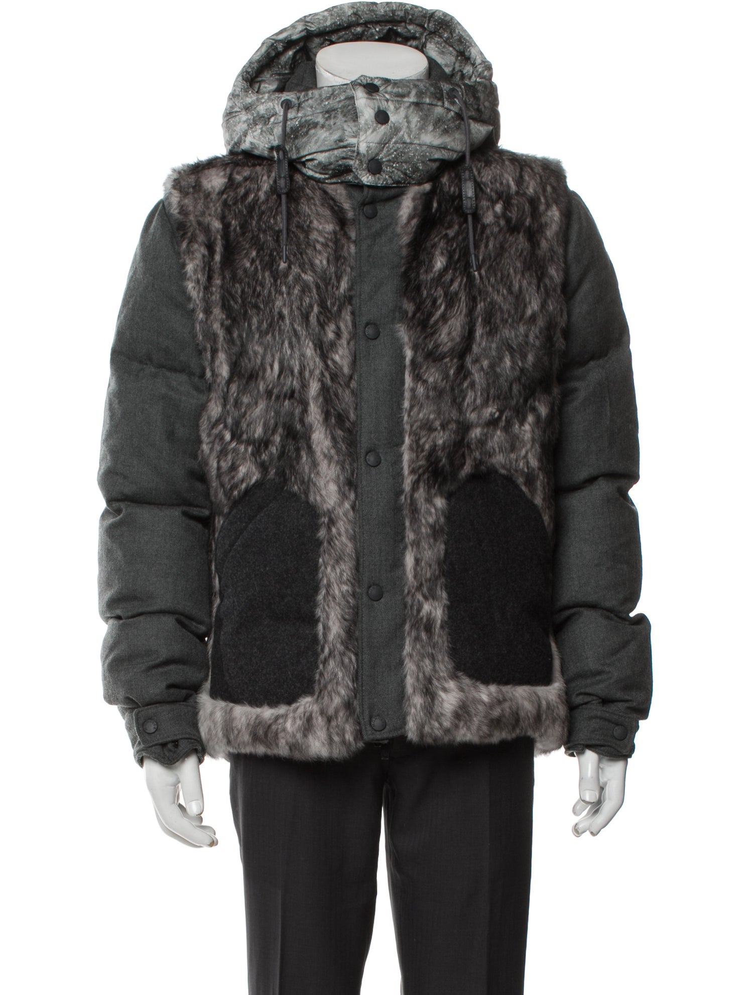 Moncler Wool Puffer Coat