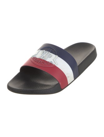 Moncler Rubber Striped Slides