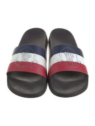 Moncler Rubber Striped Slides